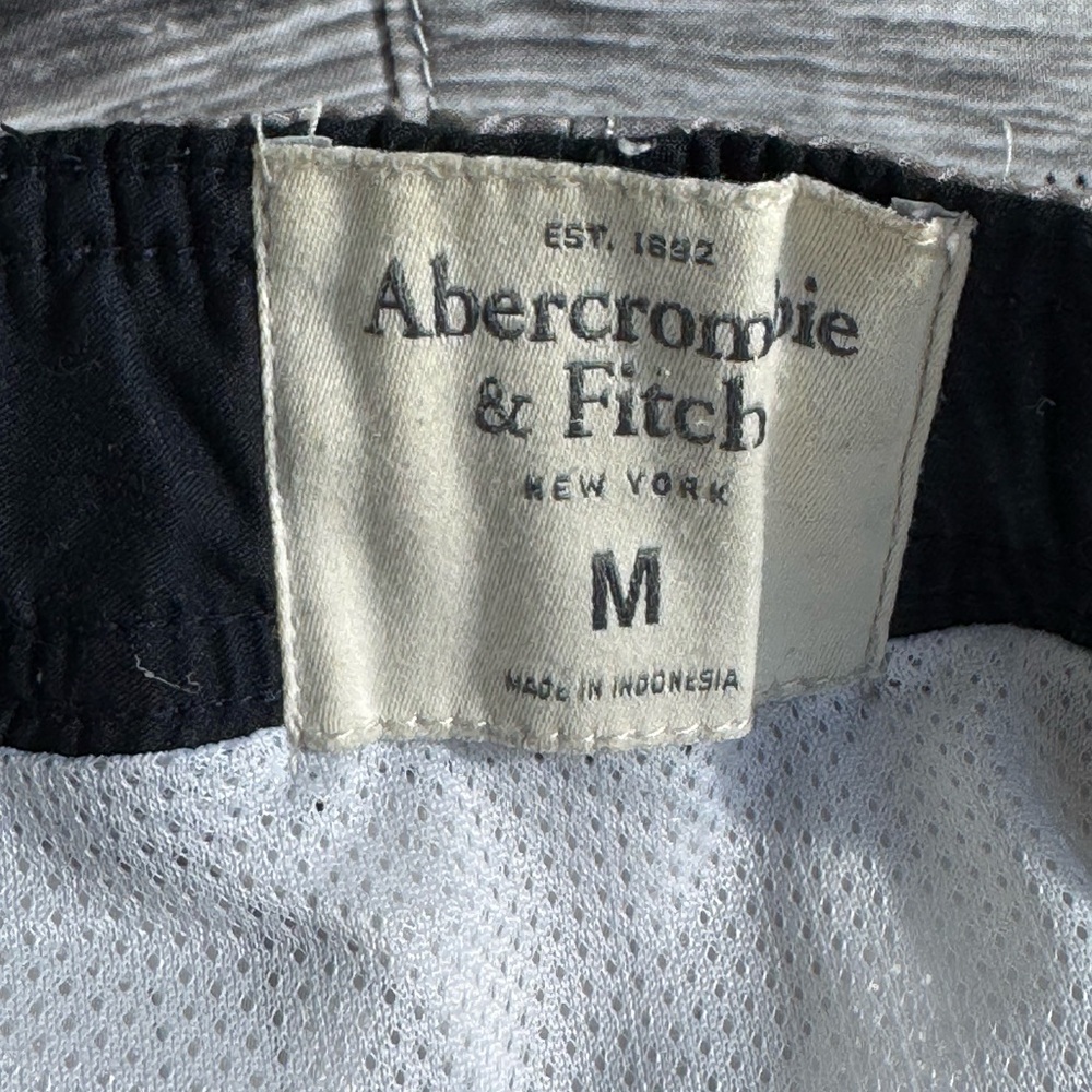 Abercrombie & Fitch Gray Swim Trunks Artistic Design - Picture 4 of 5